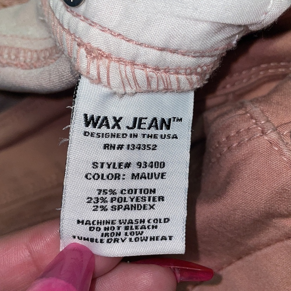 Wax Jean Baby Pink Skinny Jeans - Size 11 - Picture 7 of 8